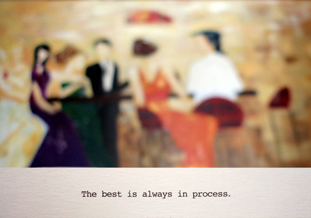 赵普璐（猫猫）:The best is always in process.