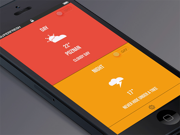 天气App的极简设计，轻松看天气