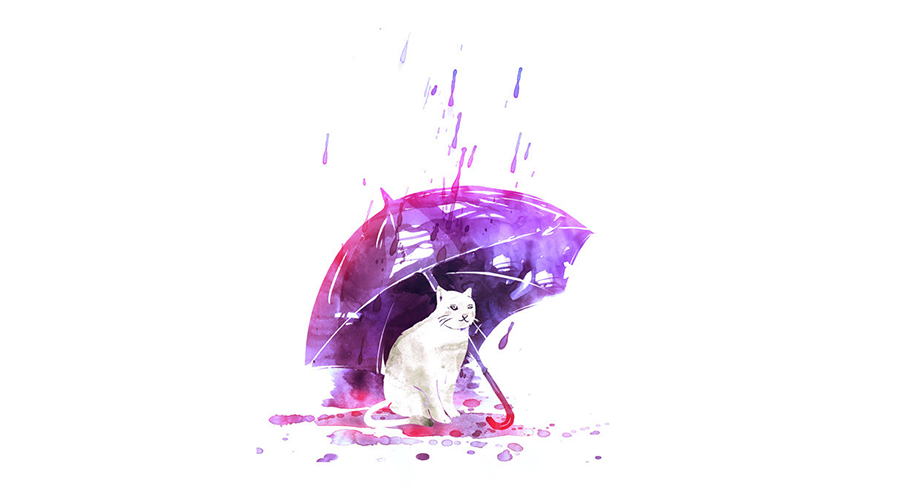 撑一把伞：关于伞的插画大搜集